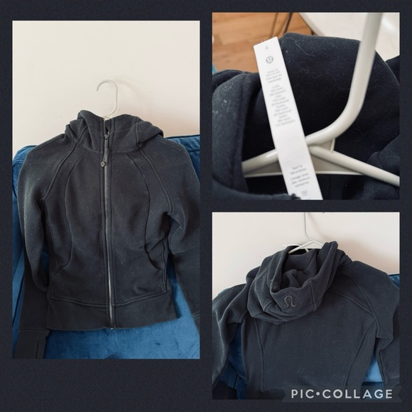 LULULEMON Scuba Full Zip Hoodie - Black - 4 - Picture 5 of 5